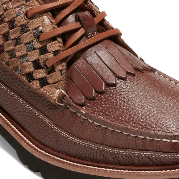 Cole Haan x Pendleton America Classic Leather Woven CHUKKA/ Moccasin MSRP$328 main image 4